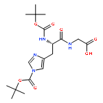 Glycine, N,1-bis[(1,1-dimethylethoxy)carbonyl]-L-histidyl-