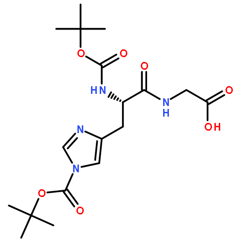 Glycine, N,1-bis[(1,1-dimethylethoxy)carbonyl]-L-histidyl-