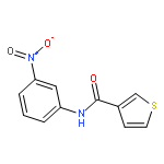 3-Thiophenecarboxamide, N-(3-nitrophenyl)-