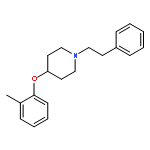 PIPERIDINE, 4-(2-METHYLPHENOXY)-1-(2-PHENYLETHYL)-