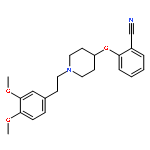 BENZONITRILE, 2-[[1-[2-(3,4-DIMETHOXYPHENYL)ETHYL]-4-PIPERIDINYL]OXY]-