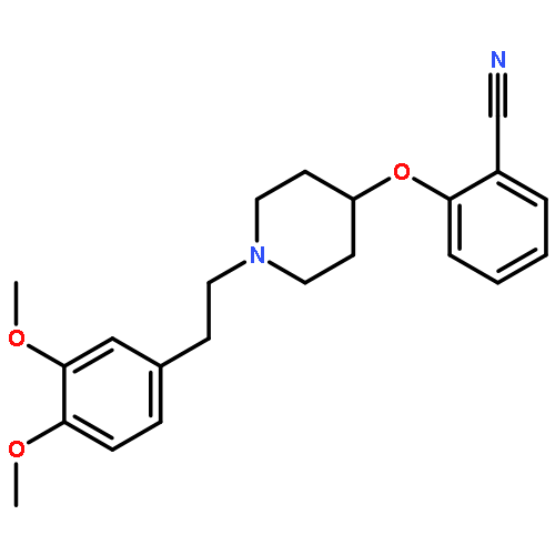 BENZONITRILE, 2-[[1-[2-(3,4-DIMETHOXYPHENYL)ETHYL]-4-PIPERIDINYL]OXY]-