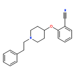 Benzonitrile, 2-[[1-(2-phenylethyl)-4-piperidinyl]oxy]-