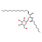 N-[(E,2S,3R)-3-hydroxy-1-[(2R,5R)-3,4,5-trihydroxy-6-(hydroxymethyl)oxan-2-yl]oxyoctadec-4-en-2-yl]octanamide