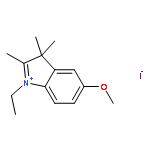 1-ETHYL-5-METHOXY-2,3,3-TRIMETHYLINDOL-1-IUM;IODIDE