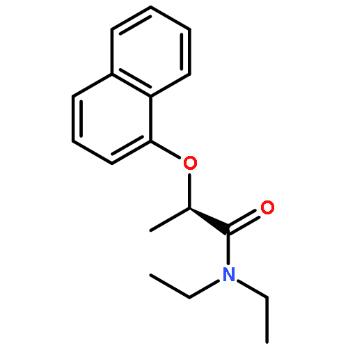 Propanamide, N,N-diethyl-2-(1-naphthalenyloxy)-, (R)-