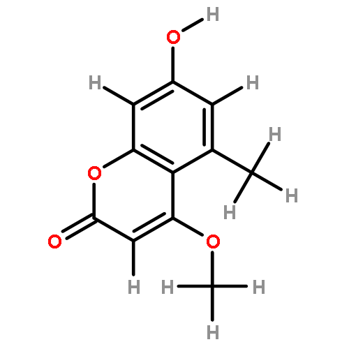 4-Me ether-5-methyl-2H-1-benzopyran-2-one