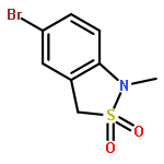 2,1-Benzisothiazole, 5-bromo-1,3-dihydro-1-methyl-, 2,2-dioxide