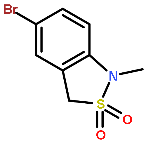 2,1-Benzisothiazole, 5-bromo-1,3-dihydro-1-methyl-, 2,2-dioxide