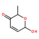 2H-Pyran-3(6H)-one, 6-hydroxy-2-methyl-