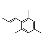 Benzene, 1,3,5-trimethyl-2-(1-propenyl)-