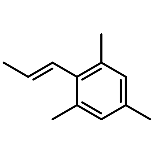 Benzene, 1,3,5-trimethyl-2-(1-propenyl)-