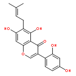 4H-1-Benzopyran-4-one,3-(2,4-dihydroxyphenyl)-5,7-dihydroxy-6-(3-methyl-2-buten-1-yl)-