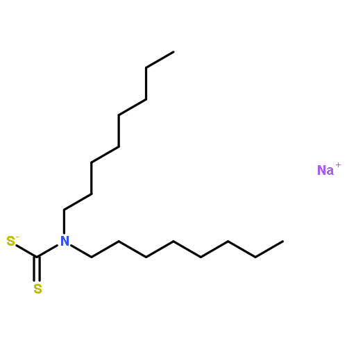 Carbamodithioic acid,N,N-dioctyl-, sodium salt (1:1)