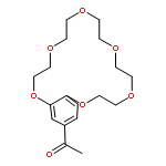 1-(2,5,8,11,14,17-hexaoxabicyclo[16.4.0]docosa-1(18),19,21-trien-20-yl)ethanone