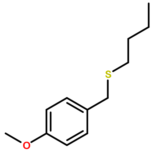 Benzene, 1-[(butylthio)methyl]-4-methoxy-