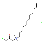 1-Dodecanaminium,N-(3-chloro-2-hydroxypropyl)-N,N-dimethyl-, chloride (1:1)