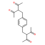 3,3'-(benzene-1,4-diyldimethanediyl)dipentane-2,4-dione