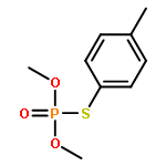 Phosphorothioic acid, O,O-dimethyl S-(4-methylphenyl) ester