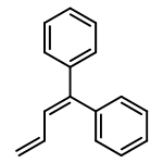 Benzene, 1,1'-(1,3-butadienylidene)bis-