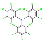 Benzenamine, 2,3,4,5,6-pentachloro-N,N-bis(pentachlorophenyl)-