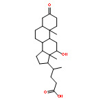 (5beta,12alpha)-12-hydroxy-3-oxocholan-24-oic acid