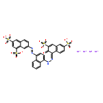 TETRASODIUM;4-[[4-[(6,8-DISULFONATONAPHTHALEN-2-YL)DIAZENYL]NAPHTHALEN-1-YL]HYDRAZINYLIDENE]-3-OXONAPHTHALENE-2,7-DISULFONATE