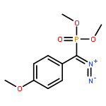 Phosphonic acid, [diazo(4-methoxyphenyl)methyl]-, dimethyl ester