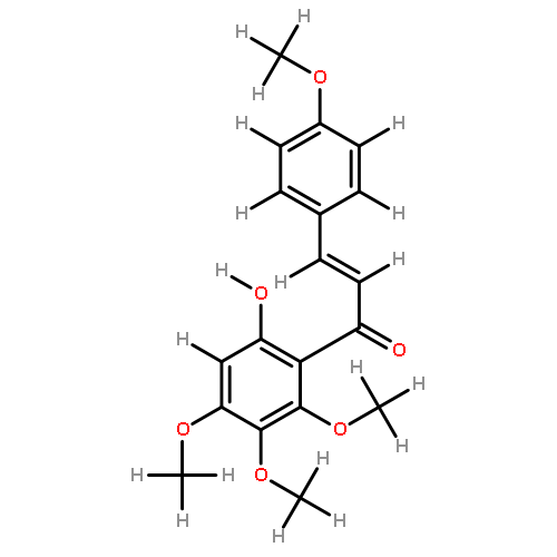 1-(6-hydroxy-2,3,4-trimethoxyphenyl)-3-(4-methoxyphenyl)propenone