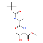 Methyl 3-hydroxy-2-[2-[(2-methylpropan-2-yl)oxycarbonylamino]propanoylamino]butanoate