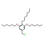 Benzene, 5-(chloromethyl)-1,2,3-tris(hexyloxy)-