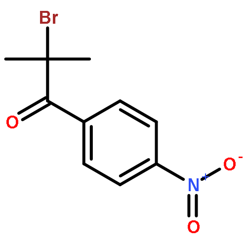 1-Propanone, 2-bromo-2-methyl-1-(4-nitrophenyl)-