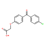 2-[4-(4-chlorobenzoyl)phenoxy]acetic Acid