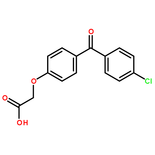 2-[4-(4-chlorobenzoyl)phenoxy]acetic Acid