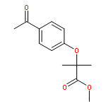 METHYL 2-(4-ACETYLPHENOXY)-2-METHYLPROPANOATE