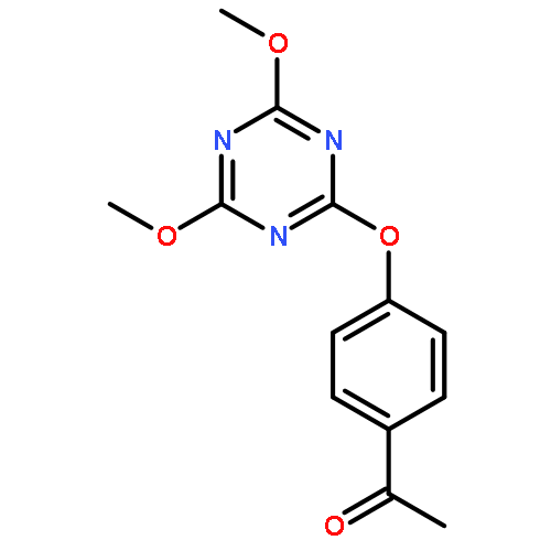 1-(4-((4,6-dimethoxy-1,3,5-triazin-2-yl)oxy)phenyl)ethanone