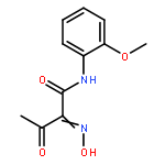 2-(Hydroxyimino)-N-(2-methoxyphenyl)-3-oxobutanamide