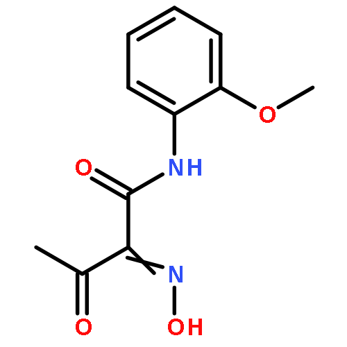 2-(Hydroxyimino)-N-(2-methoxyphenyl)-3-oxobutanamide