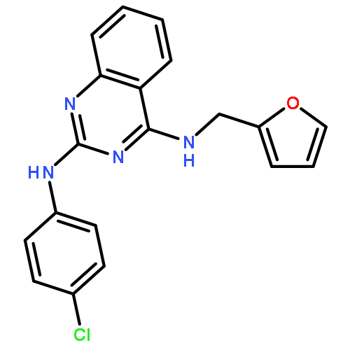 2,4-Quinazolinediamine, N2-(4-chlorophenyl)-N4-(2-furanylmethyl)-