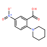 5-Nitro-2-(piperidin-1-yl)benzoic acid