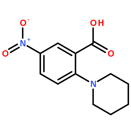 5-Nitro-2-(piperidin-1-yl)benzoic acid