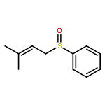 Benzene, [(3-methyl-2-butenyl)sulfinyl]-