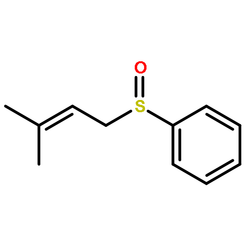 Benzene, [(3-methyl-2-butenyl)sulfinyl]-