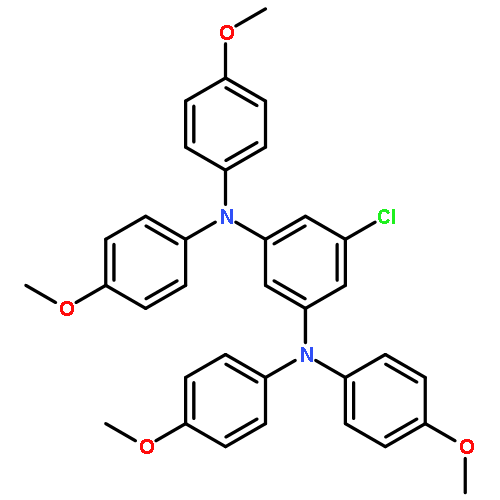 1,3-Benzenediamine, 5-chloro-N,N,N',N'-tetrakis(4-methoxyphenyl)-