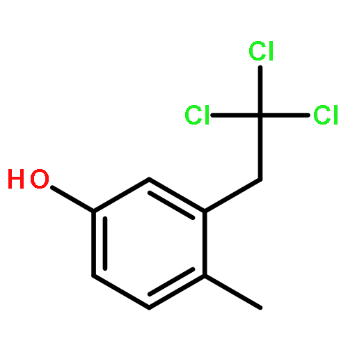 4-methyl-3-(2,2,2-trichloroethyl)phenol