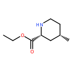 2-Piperidinecarboxylic acid, 4-methyl-, ethyl ester, cis-