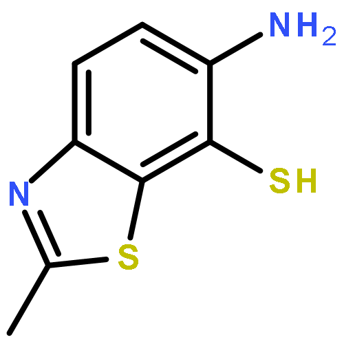 7-Benzothiazolethiol, 6-amino-2-methyl-