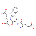 2-[[2-[(2-AMINO-4-CARBOXYBUTANOYL)AMINO]-3-(1H-INDOL-3-YL)PROPANOYL]AMINO]PENTANEDIOIC ACID