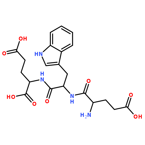 2-[[2-[(2-AMINO-4-CARBOXYBUTANOYL)AMINO]-3-(1H-INDOL-3-YL)PROPANOYL]AMINO]PENTANEDIOIC ACID