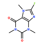 8-fluoro-3,7-dihydro-1,3,7-trimethyl-1H-Purine-2,6-dione